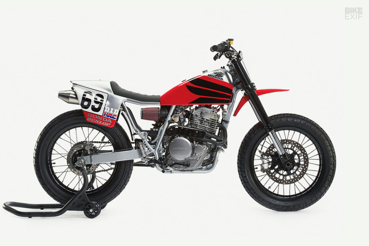 Analog Motorcycle Honda XR650L Flat Tracker Nicky Hayden Tribute