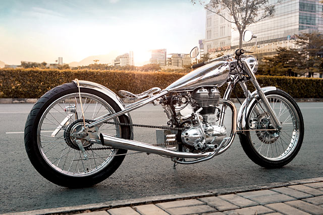 Bandit9 Merlin Royal Enfield Bullet Bobber