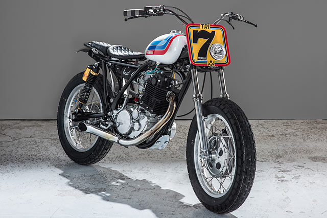 The Real Intellectuals’ 1990 Yamaha SR500 Flat Tracker