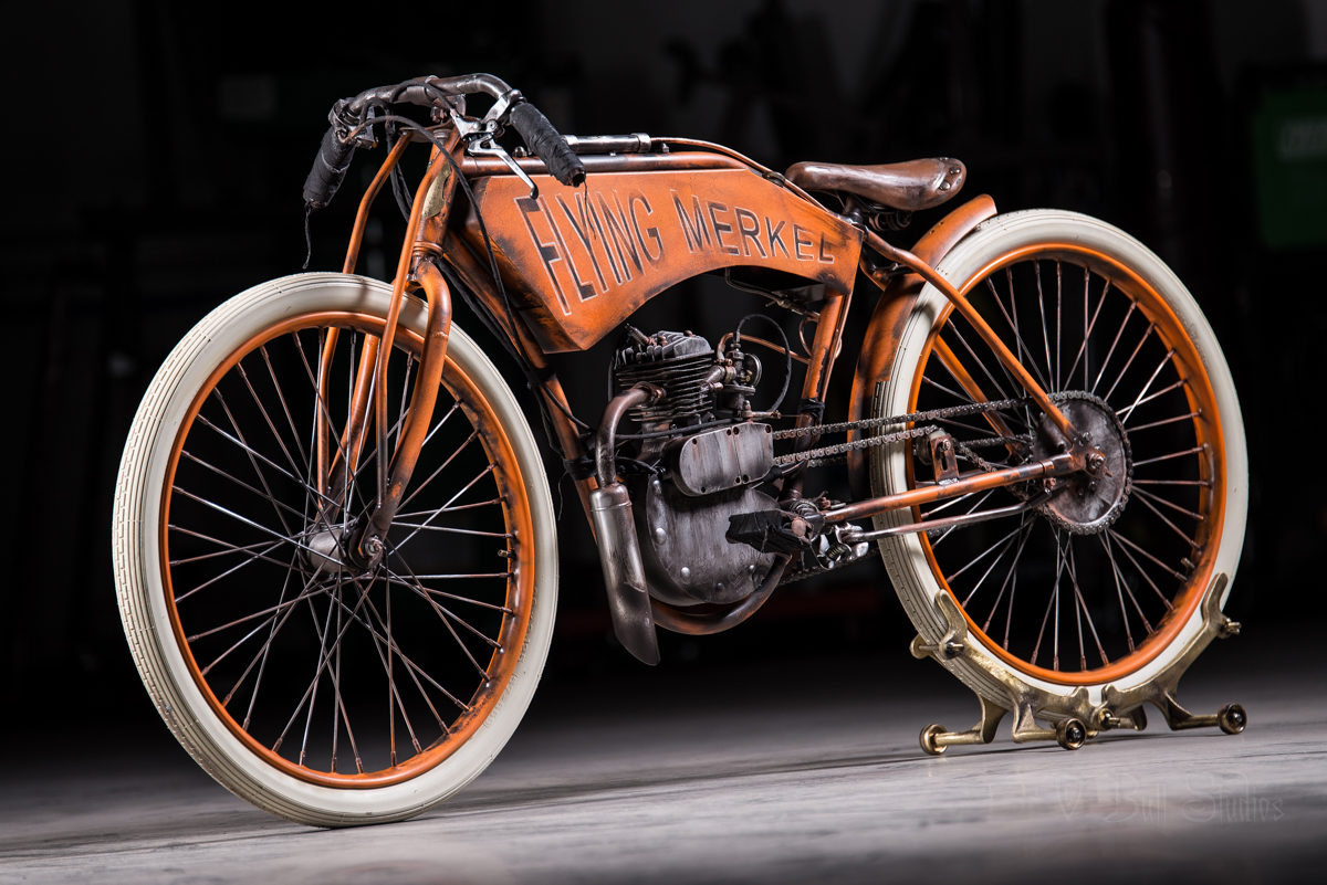 Bull Motor Co. Flying Merkel Board Track Racer Tribute Bike