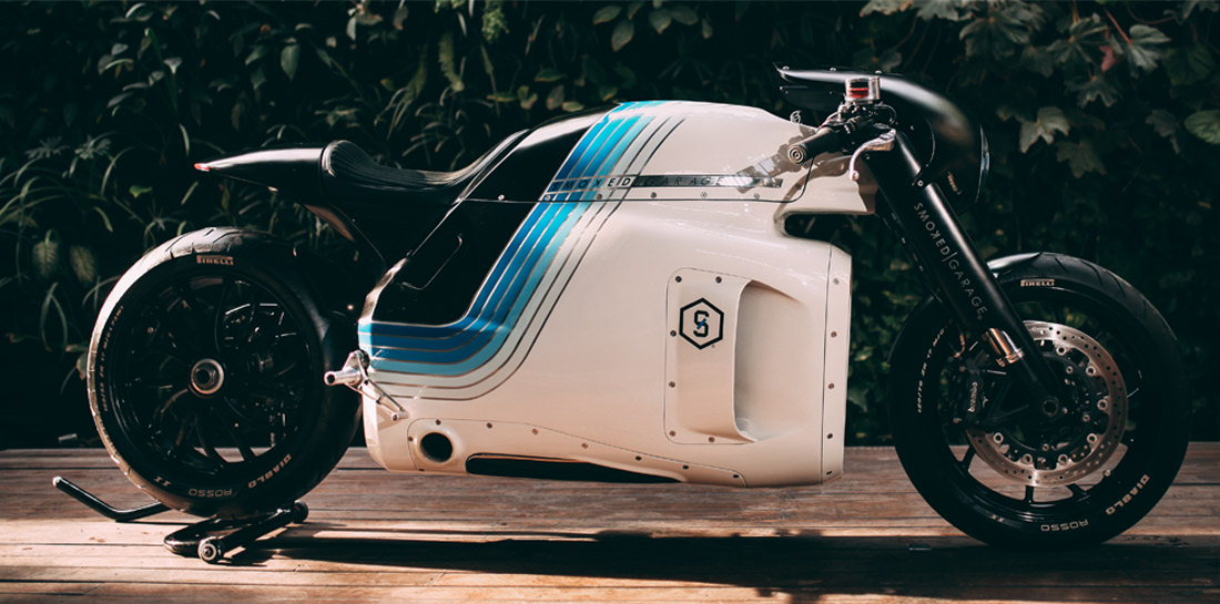 Smoked Garage Triumph Ghost