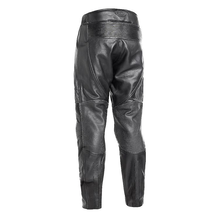 bilt spirit leather motorcycle pants rear view