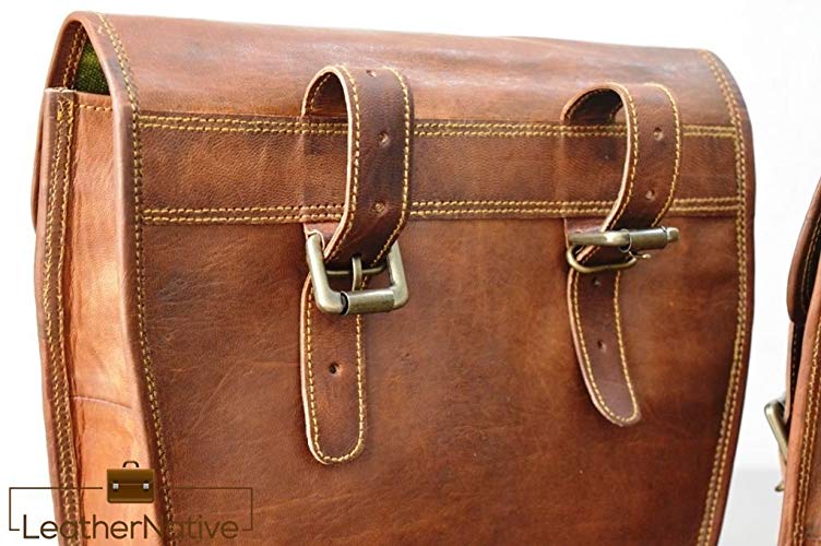 Leather Native leather motorcycle bags attachment straps