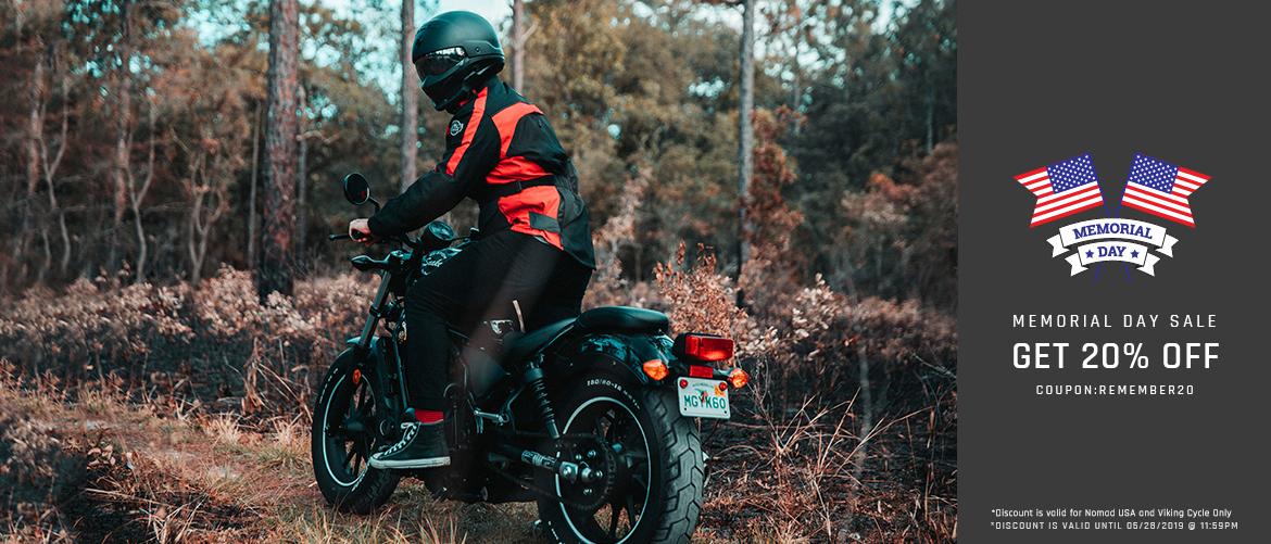 Get Up to 20% Off Viking Cycle and Nomad USA Gear at Motorcycle House for Memorial Day