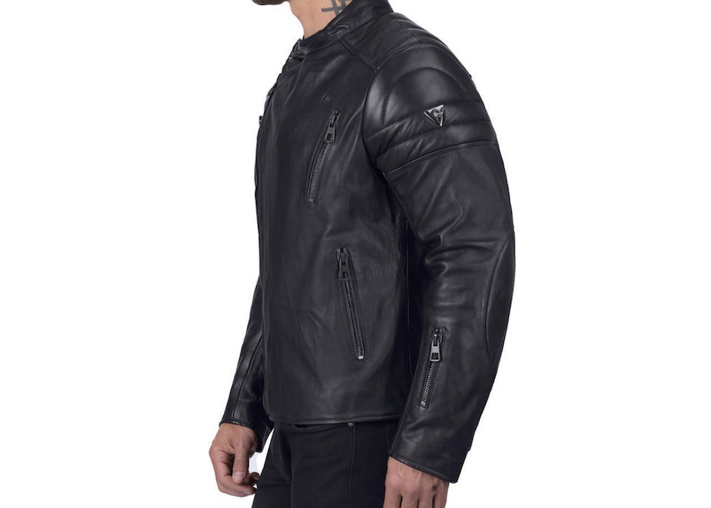 Viking Cycle Cafe Premium Black Leather Motorcycle Jacket