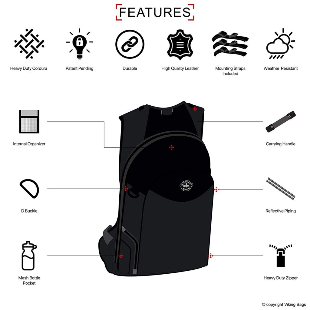 Viking Bags Motorcycle Backpack