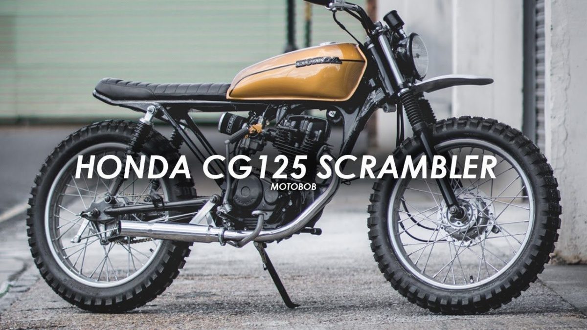 Honda CG125 Custom Scrambler Build