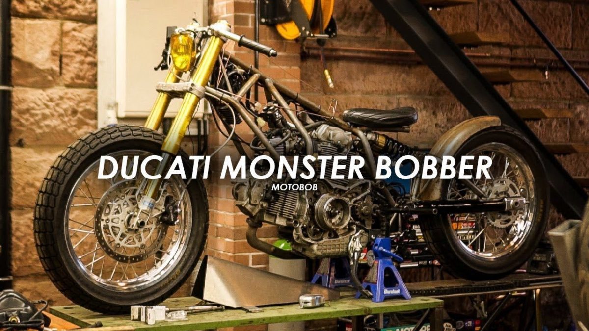 Ducati Monster S2R 1000 Powered Custom Tracker Bobber by North Motorcycle