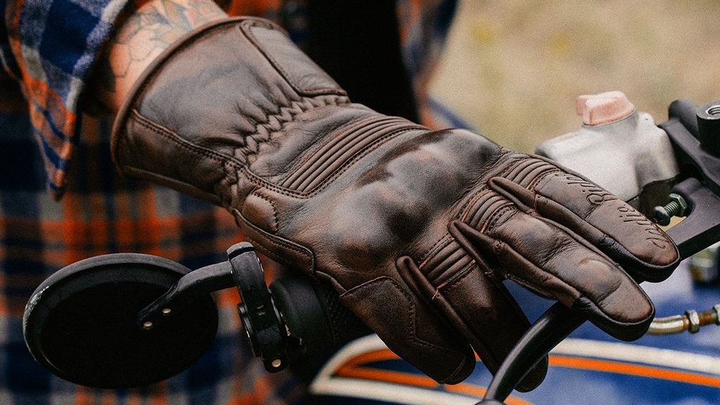 Indie Ridge Premium Leather Motorcycle Gloves