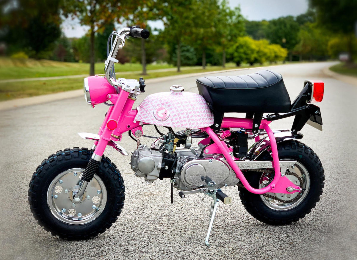 Lil’ Bikes Restoration Breast Cancer Awareness 1969 Honda Z50A K1