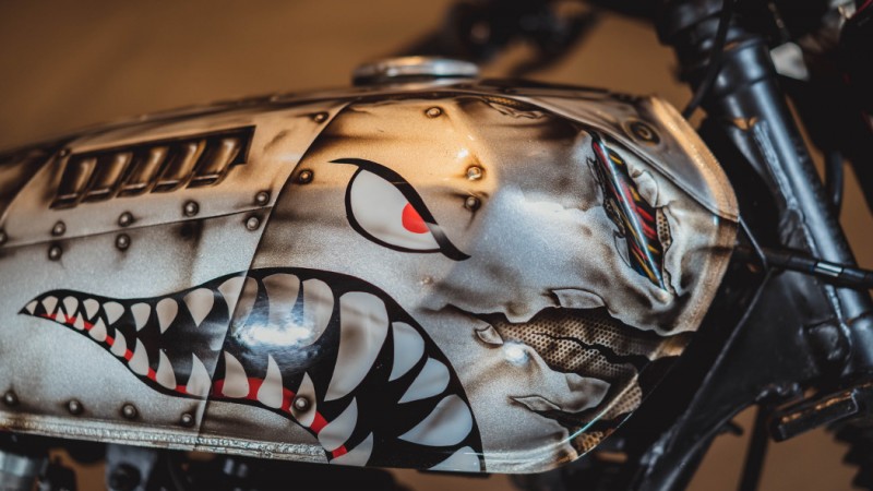 WARHAWK-INSPIRED KYMCO KTR 150 STREET SCRAMBLER