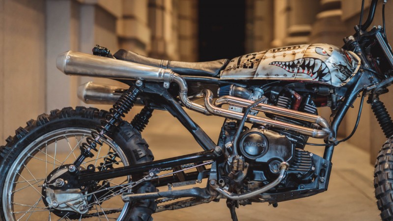 WARHAWK-INSPIRED KYMCO KTR 150 STREET SCRAMBLER