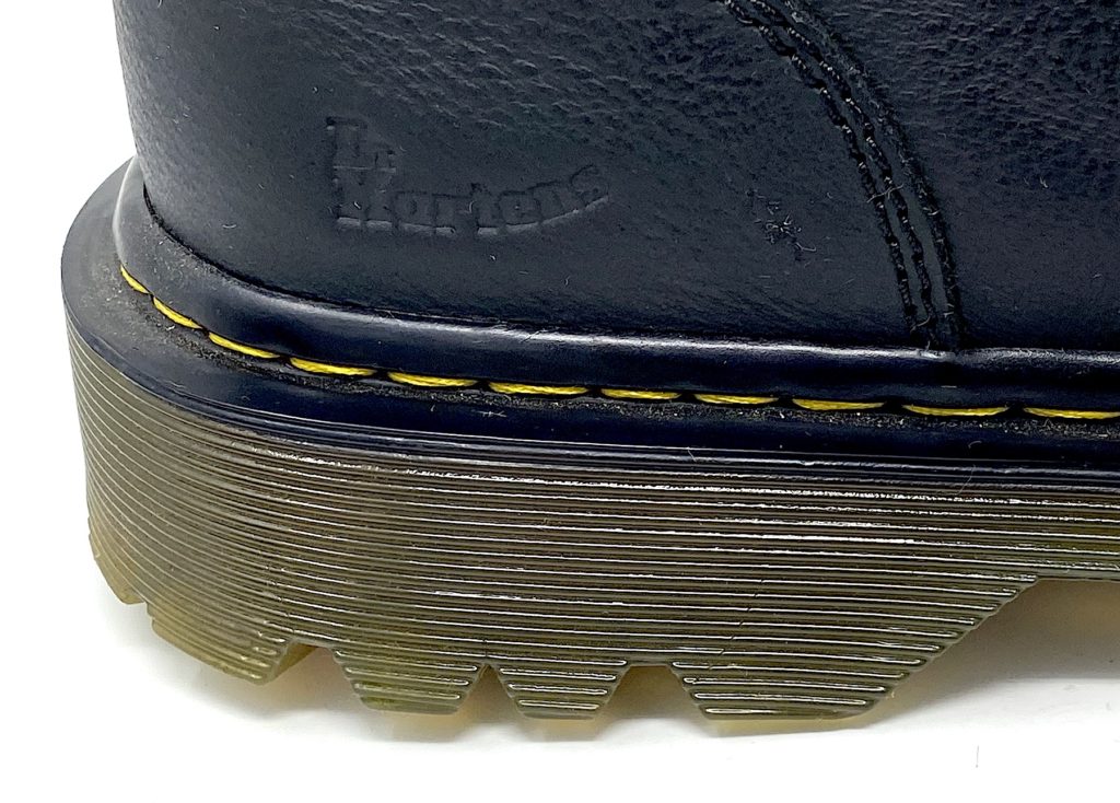 Dr. Marten's Awley close up of side of sole and logo