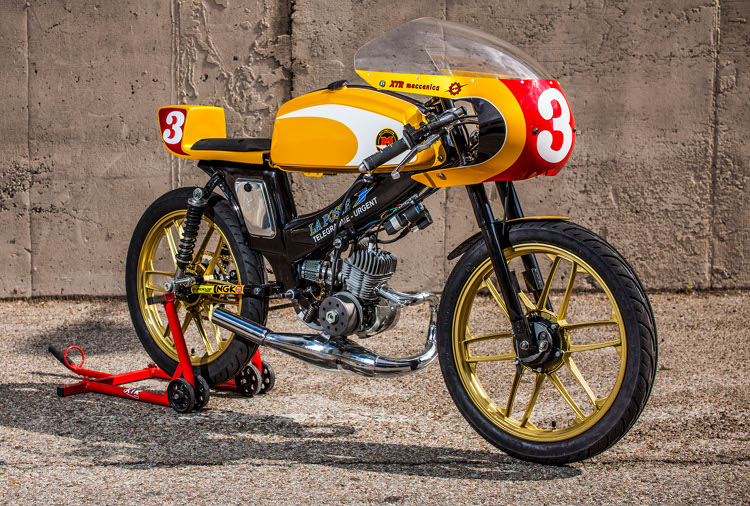 Motobécane Mobylette SP90 Cafe Racer Moped by XTR Pepo