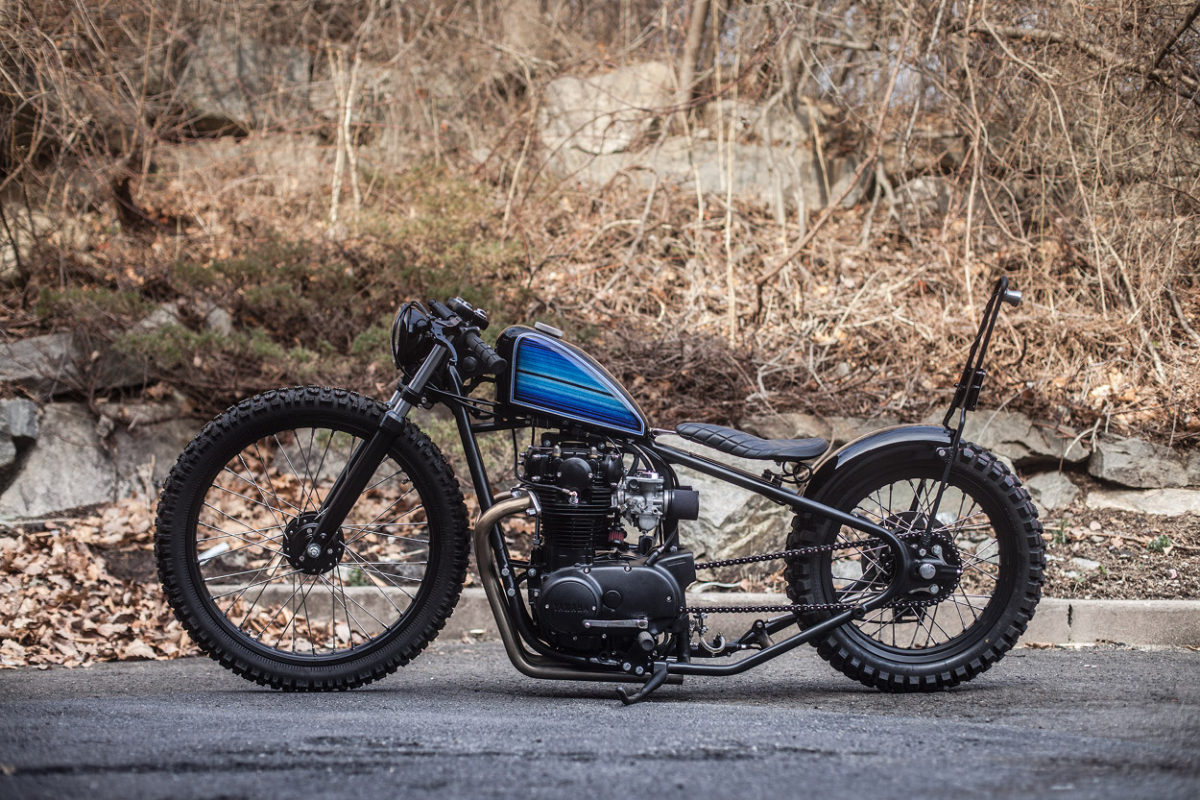 Yamaha XS650 Bobber “Big Wheel” by A&J Cycles
