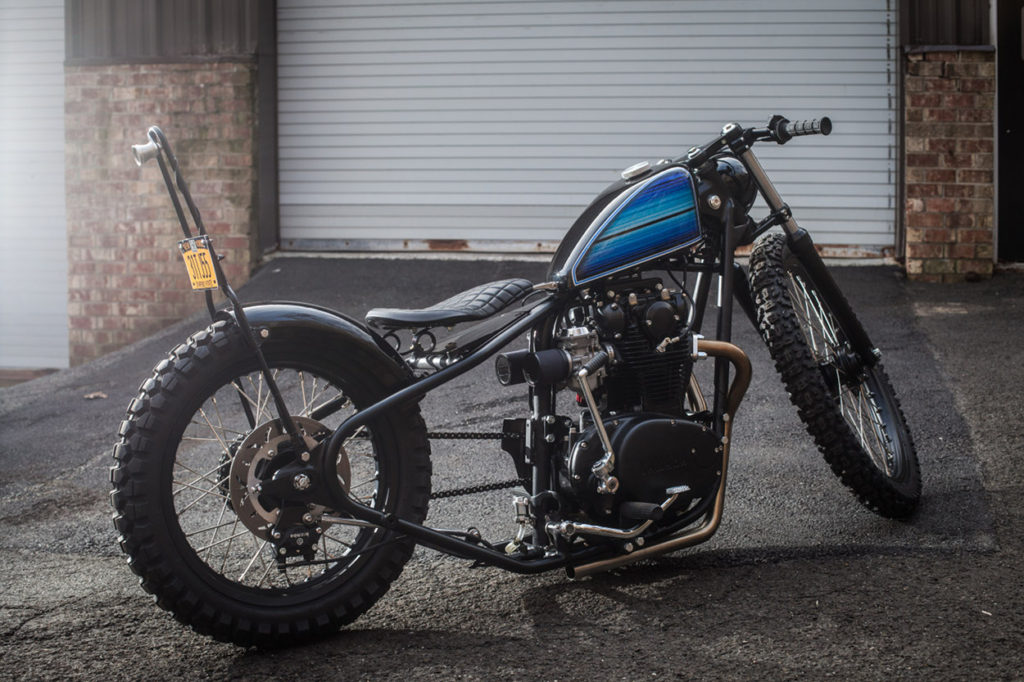 Yamaha XS650 Bobber Big Wheel A&J Cycles