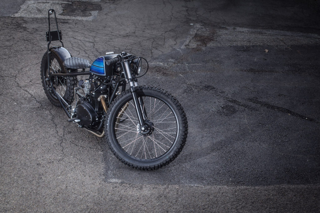 Yamaha XS650 Bobber Big Wheel A&J Cycles