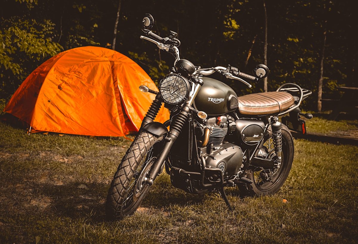 1-Person Motorcycle Tents for Biker Camping Road Trips