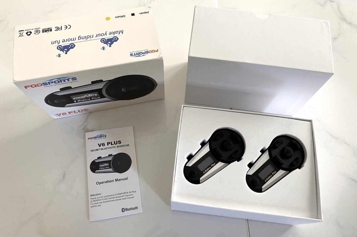 Fodsports V6 Plus Bluetooth Headset Intercom Review
