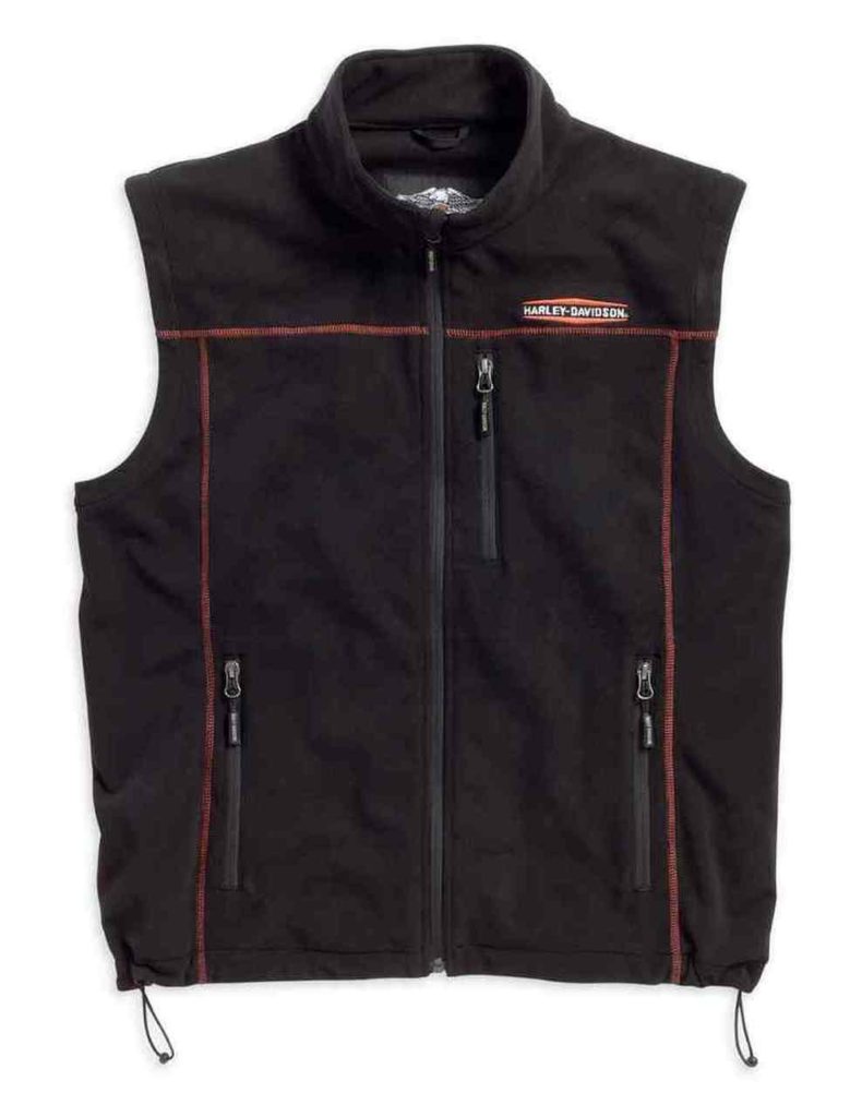 Harley-Davidson Fleece Mid-Layer Vest Windproof