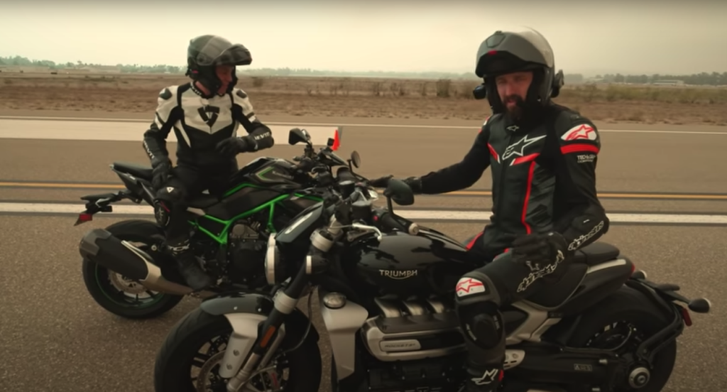 Kawasaki Z H2 vs. Triumph Rocket 3