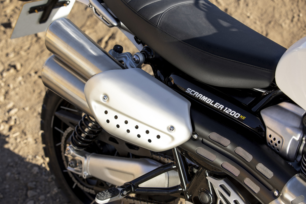Triumph Scrambler 1200 XE close up