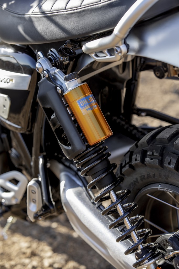 Triumph Scrambler 1200 XE close up