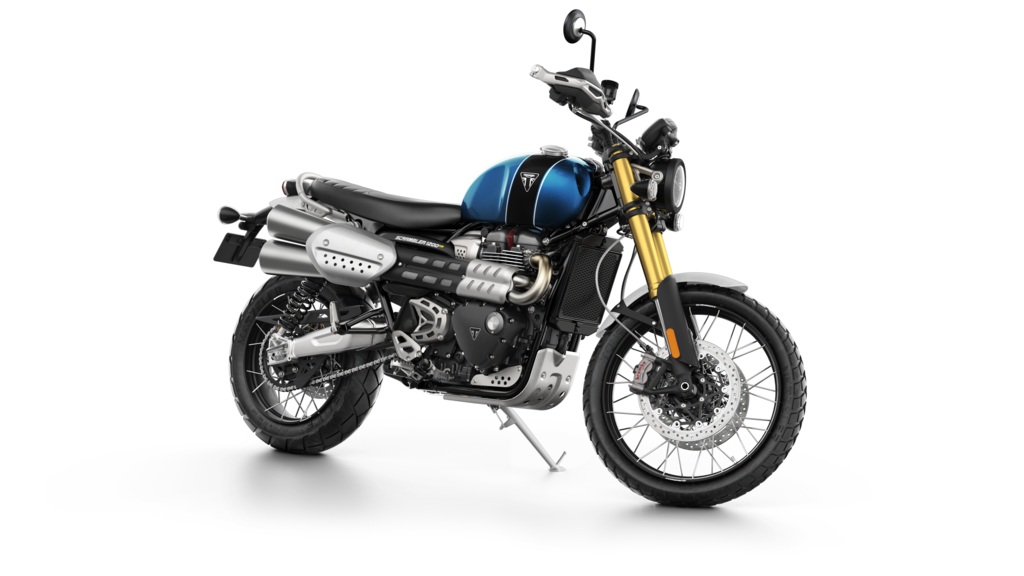 Triumph Scrambler 1200 XE in the studio