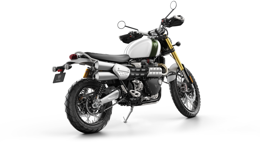Triumph Scrambler 1200 XE in the studio