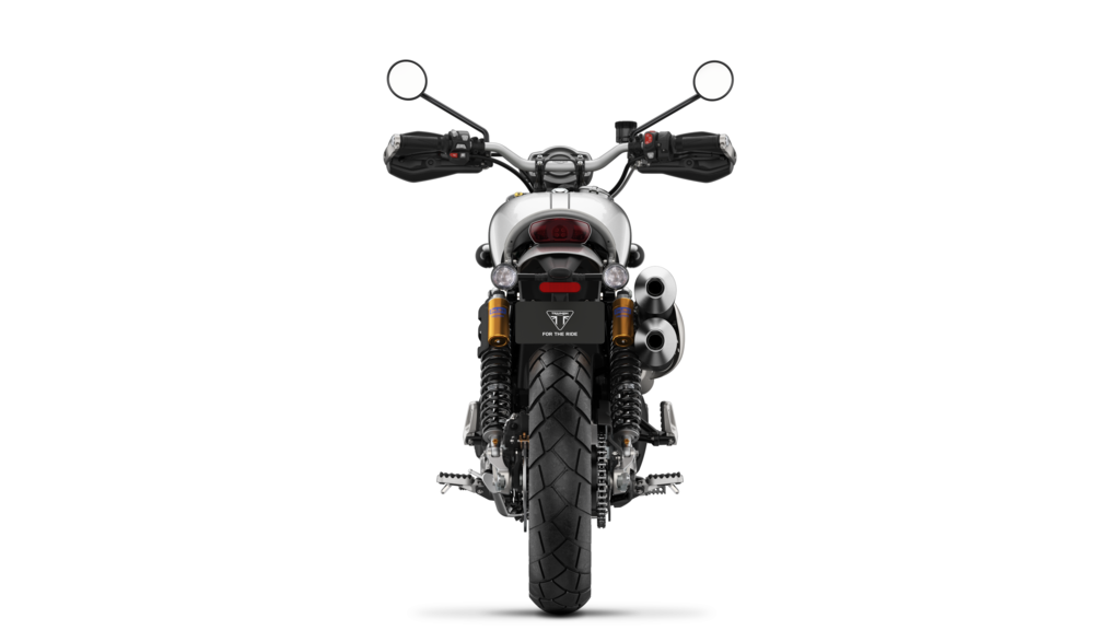 Triumph Scrambler 1200 XE in the studio