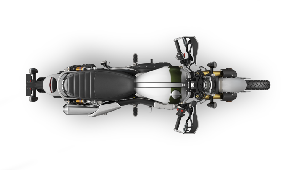 Triumph Scrambler 1200 XE in the studio