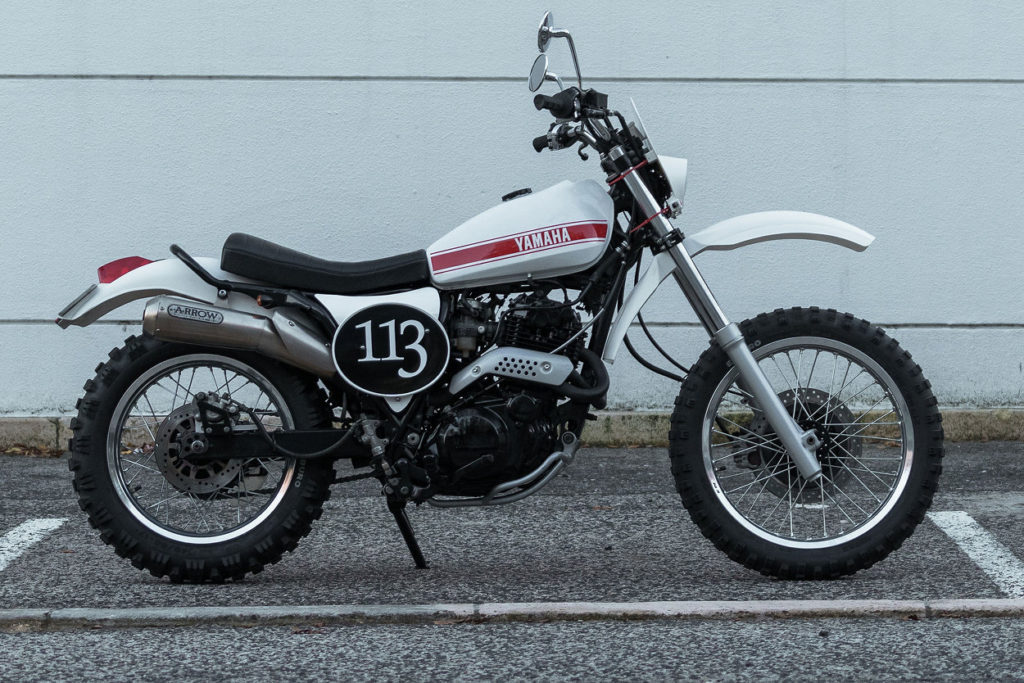 custom Yamaha XT600 Scrambler