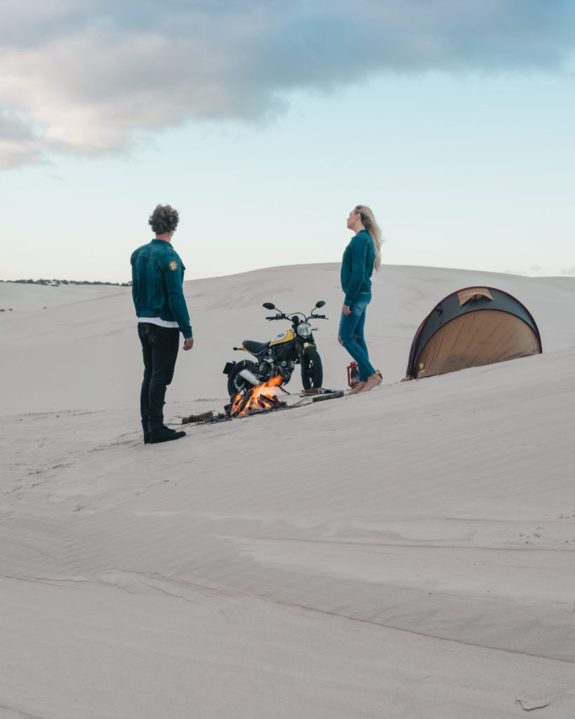 Ducati Scrambler campers