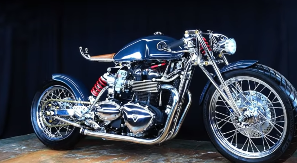 Triumph Bonneville 900 Cafe Racer by Pi Customs 2