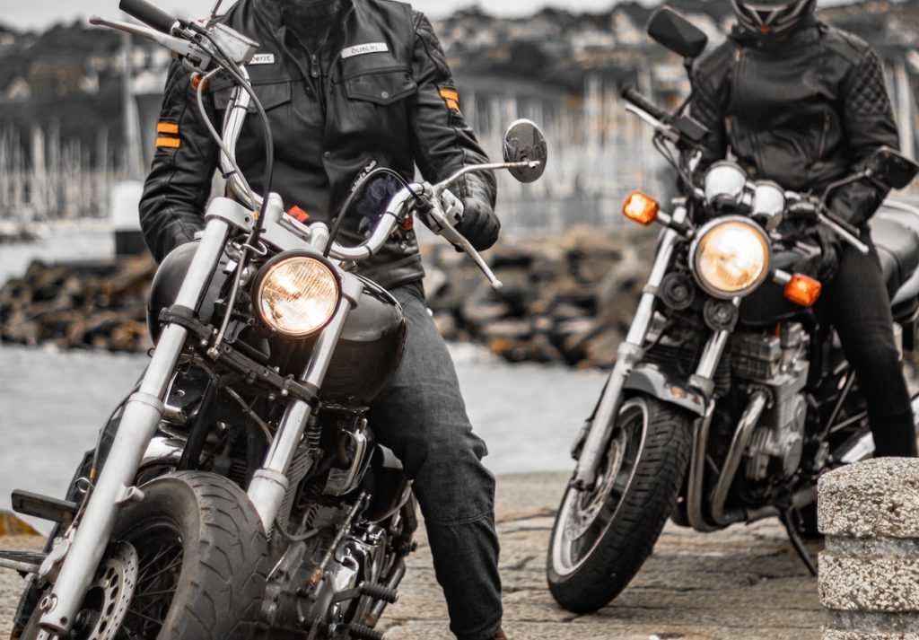 Two motorcycles side by side