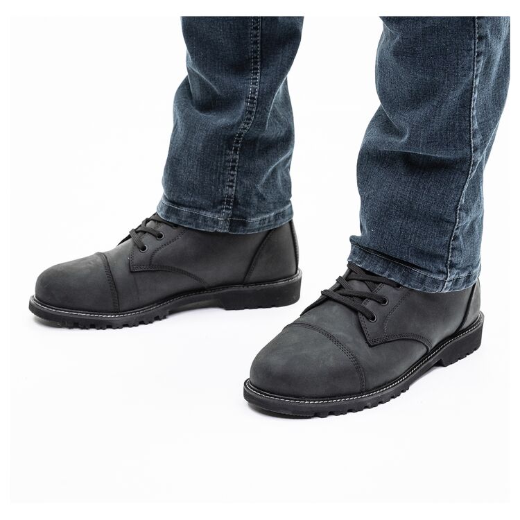 street & steel oakland boots black