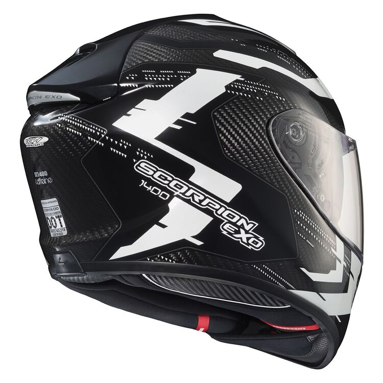 scorpion exo st1400 carbon caffeine helmet