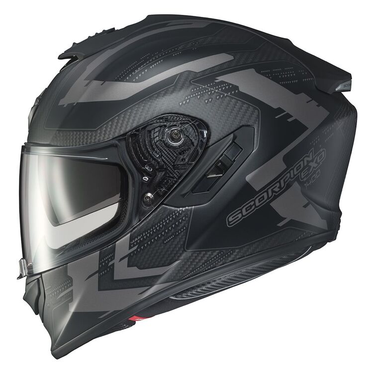 scorpion exo st1400 carbon caffeine helmet