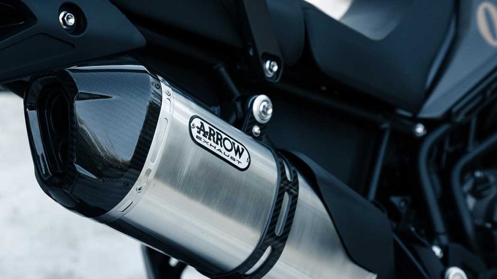 Triumph Tiger 900 Bond Edition Arrow Exhaust