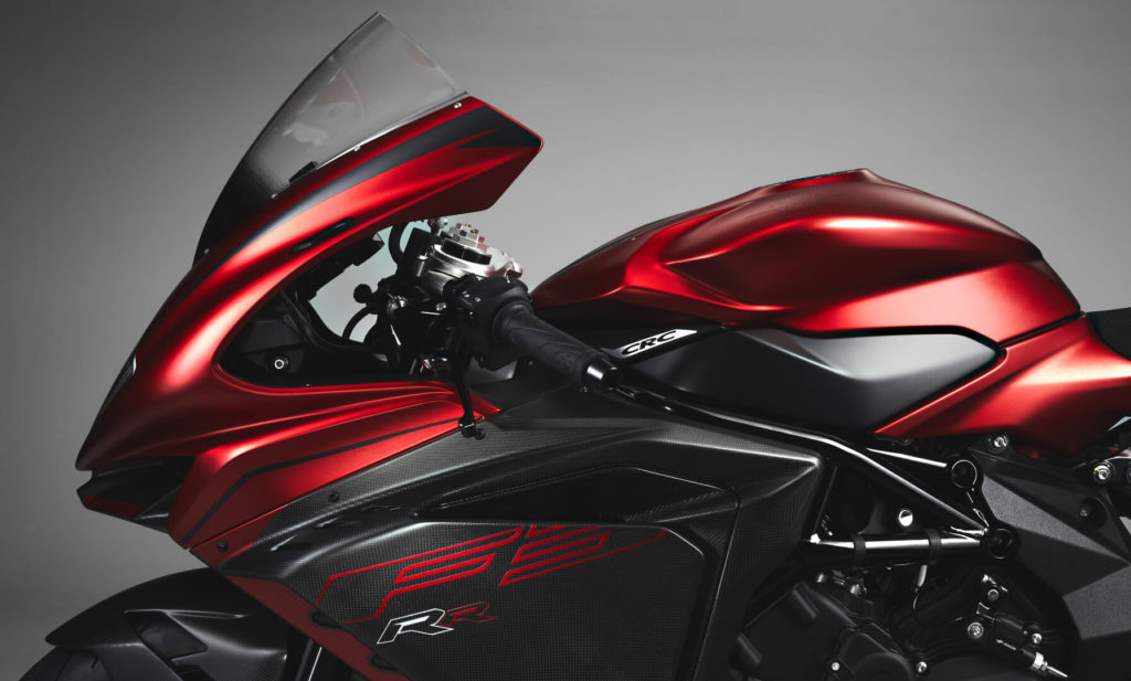 MV Agusta F3 RR fairing and handlebars