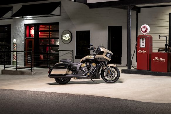 Indian Motorcycle, Jack Daniel's, and Klock Werks Kustoms Indian Challenger