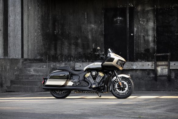 Indian Motorcycle, Jack Daniel's, and Klock Werks Kustoms Indian Challenger