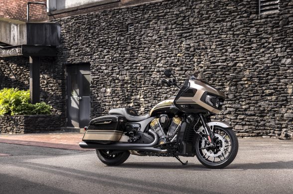 Indian Motorcycle, Jack Daniel's, and Klock Werks Kustoms Indian Challenger