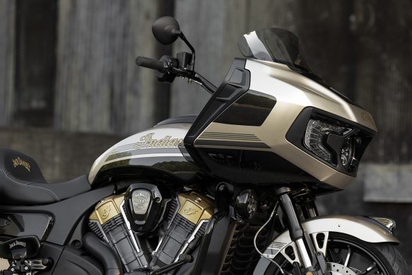 Indian Motorcycle, Jack Daniel's, and Klock Werks Kustoms Indian Challenger
