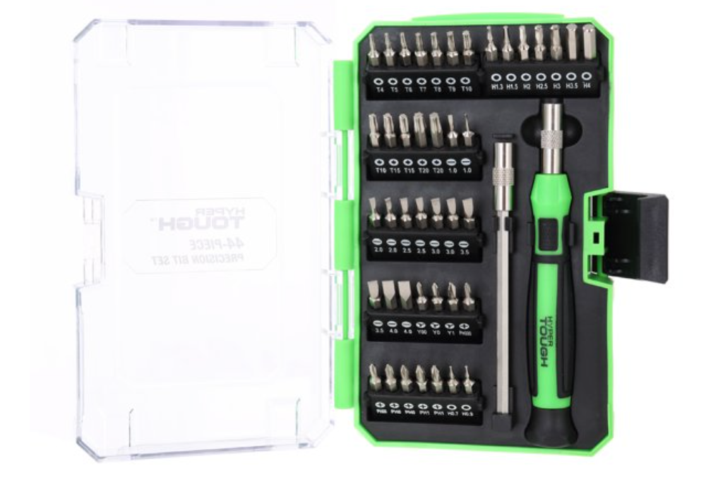 Hyper Tough 44 Piece Precision Multi-type Screwdriver Bits Set