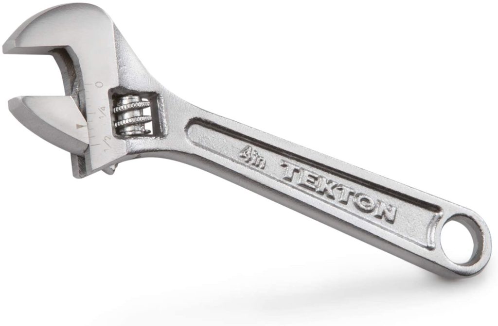 TEKTON 4-Inch Adjustable Wrench