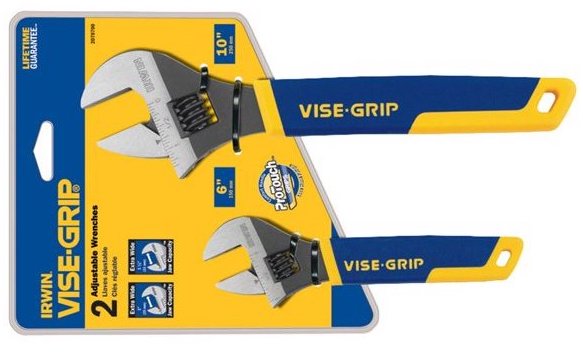 Irwin Vise Grip adjustable wrench set