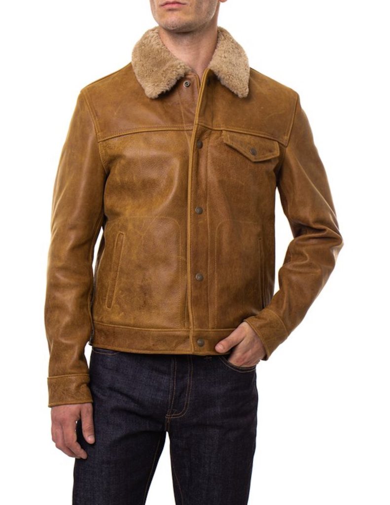 Schott 545 Buffalo Leather Trucker Jacket with Sheepskin Collar - Everything You Need to Know 11