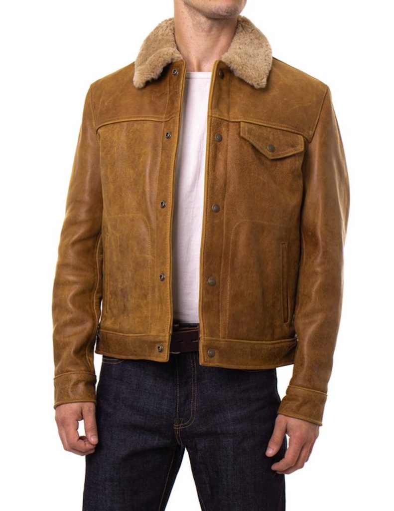 Schott 545 Buffalo Leather Trucker Jacket with Sheepskin Collar - Everything You Need to Know 4
