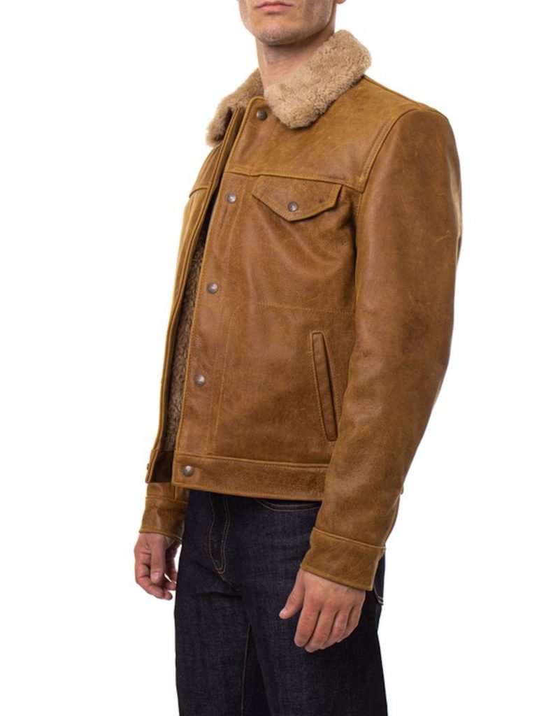 Schott 545 Buffalo Leather Trucker Jacket with Sheepskin Collar - Everything You Need to Know 5